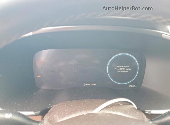 KM8S5DA10MU009185 2021 HYUNDAI SANTA Black Սարքավորումների վահանակի տեսք