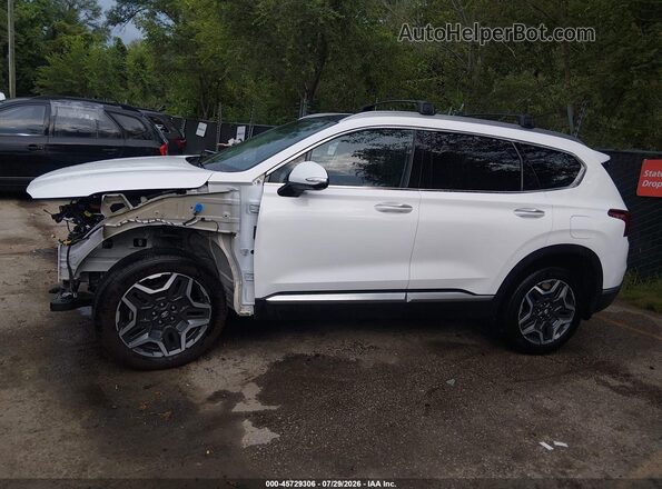 KM8S5DA10NU040261 2022 HYUNDAI SANTA FE HYBRID White Панорамний вид салону 360°