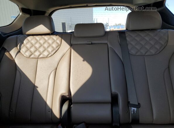 KM8S5DA13MU003770 2021 HYUNDAI SANTA Белый Вид задних сидений