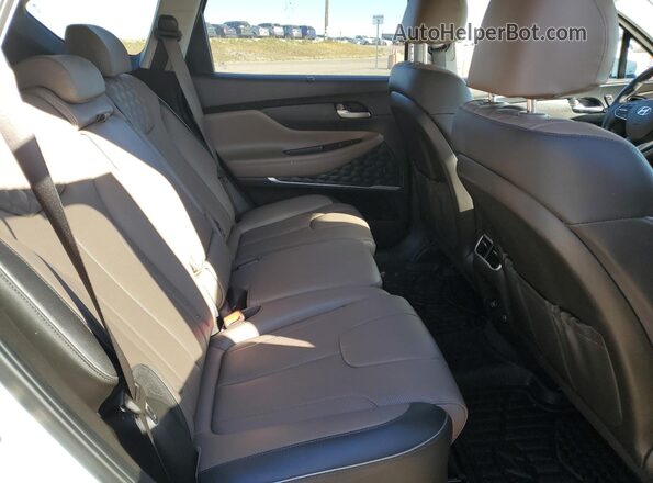 KM8S5DA13MU003770 2021 HYUNDAI SANTA Белый Вид задней части салона