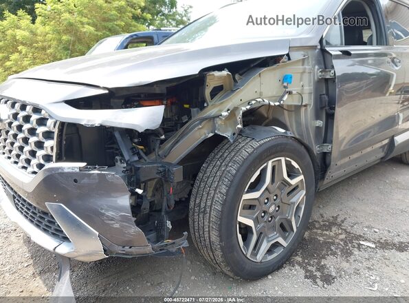 KM8S5DA13NU041341 2022 HYUNDAI SANTA FE HYBRID Gray Vista del cuadro de instrumentos