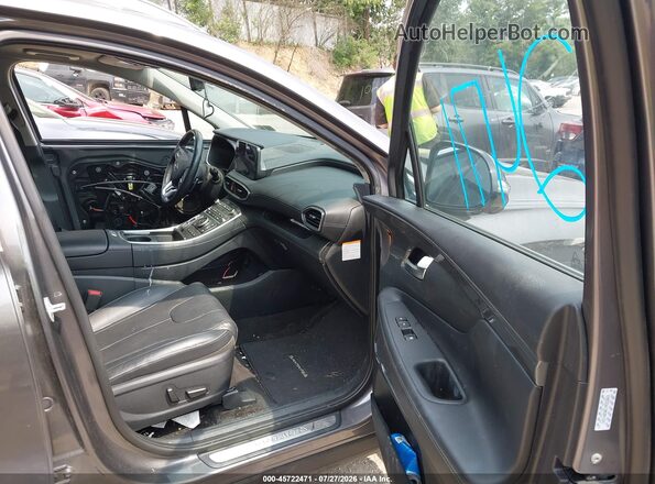 KM8S5DA13NU041341 2022 HYUNDAI SANTA FE HYBRID Gray Vista interior delantera