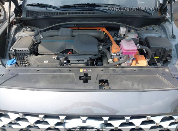 KM8S5DA13NU041341 2022 HYUNDAI SANTA FE HYBRID Gray Vista trasera