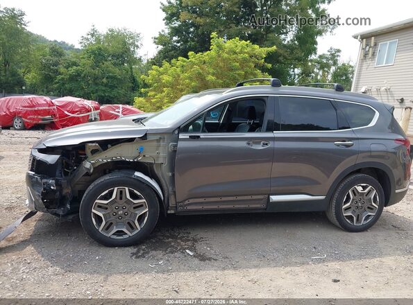KM8S5DA13NU041341 2022 HYUNDAI SANTA FE HYBRID Gray 