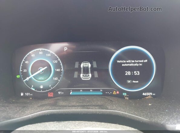 KM8S5DA13NU041341 2022 HYUNDAI SANTA FE HYBRID Gray Vista de los asientos traseros
