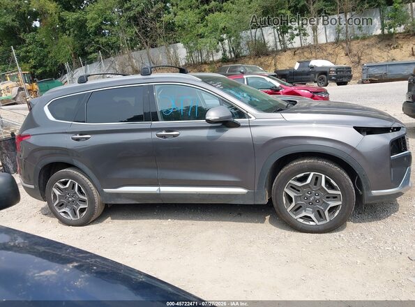 KM8S5DA13NU041341 2022 HYUNDAI SANTA FE HYBRID Gray Vista interior de 360 grados