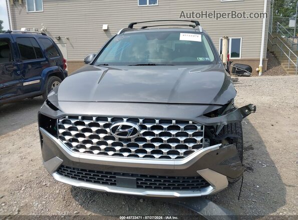 KM8S5DA13NU041341 2022 HYUNDAI SANTA FE HYBRID Gray Vista interior trasera