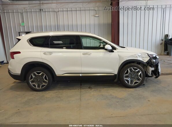 KM8S5DA14NU053935 2022 HYUNDAI SANTA FE HYBRID Белый Панорамный вид салона 360°