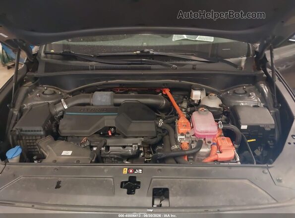 KM8S5DA16MU012379 2021 HYUNDAI SANTA FE HYBRID Gray Вид ззаду