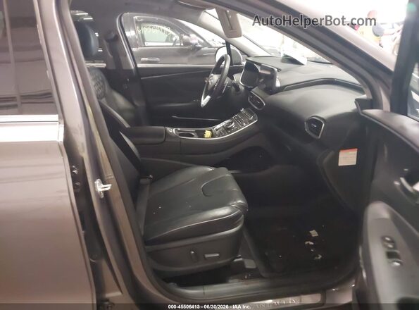 KM8S5DA16MU012379 2021 HYUNDAI SANTA FE HYBRID Gray Вид салону спереду