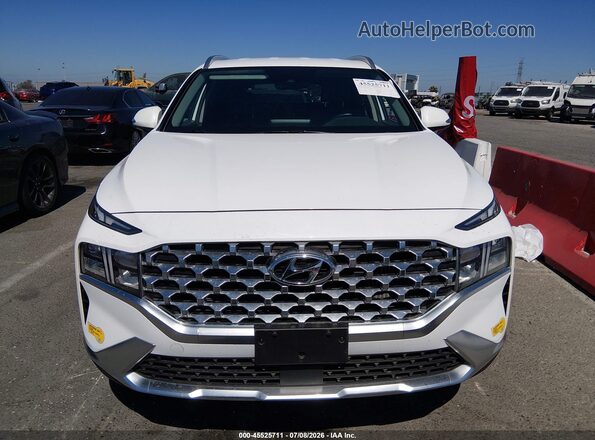 KM8S6DA20NU044090 2022 HYUNDAI SANTA FE PLUG-IN HYBRID White ხელსაწყოთა პანელის ხედი