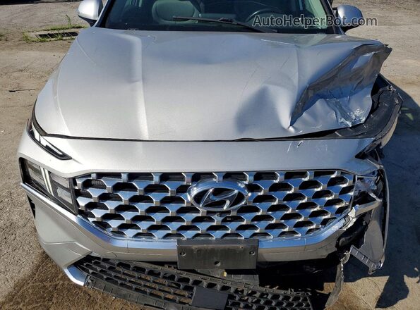 KM8S6DA20NU052920 2022 HYUNDAI SANTA Silver Widok komory silnika
