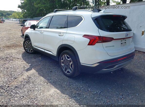 KM8S7DA2XNU037967 2022 HYUNDAI SANTA FE PLUG-IN HYBRID White Rear left