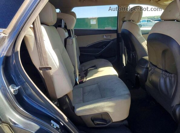 KM8SM4HF0GU133952 2016 HYUNDAI SANTA Blue Սալոնի հետևի տեսք
