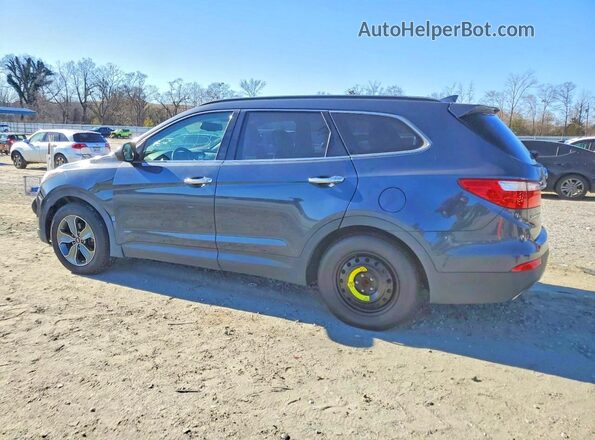 KM8SM4HF0GU133952 2016 HYUNDAI SANTA Blue Հետևի ձախ