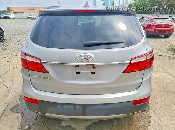 KM8SM4HF2GU151739 2016 HYUNDAI SANTA Silver Vista trasera
