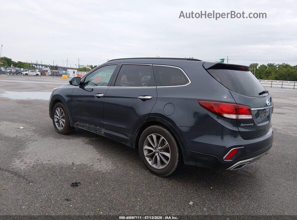 KM8SM4HF2HU166369 2017 HYUNDAI SANTA FE Dark Blue უკანა მარცხენა