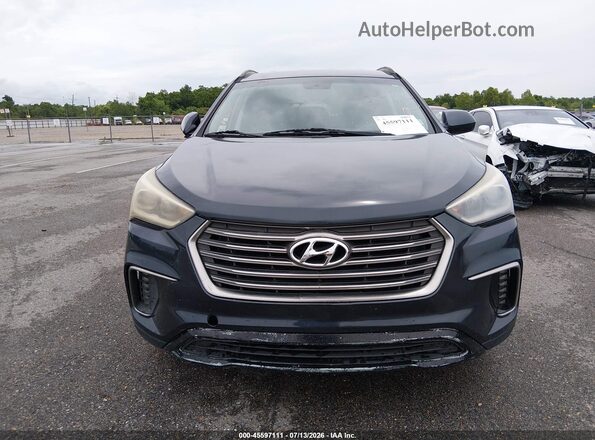 KM8SM4HF2HU166369 2017 HYUNDAI SANTA FE Dark Blue ხელსაწყოთა პანელის ხედი