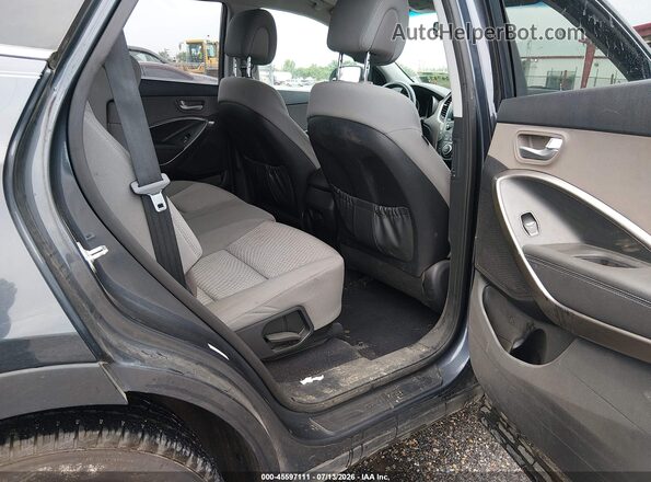 KM8SM4HF2HU166369 2017 HYUNDAI SANTA FE Dark Blue VIN კოდის სტიკერის ხედი