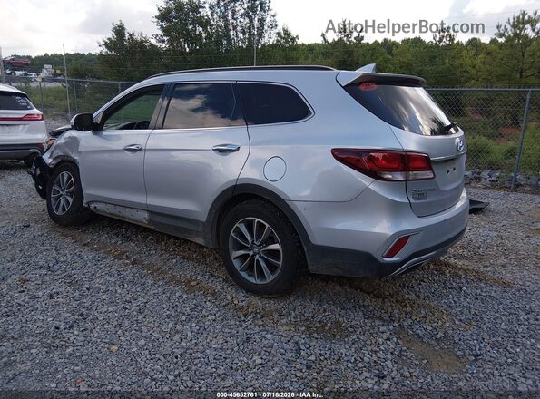 KM8SM4HF2HU186749 2017 HYUNDAI SANTA FE Silver Tył lewy