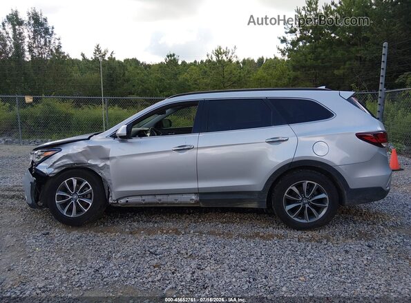 KM8SM4HF2HU186749 2017 HYUNDAI SANTA FE Silver Widok wnętrza 360 stopni