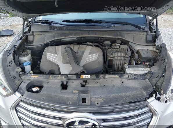 KM8SM4HF2HU186749 2017 HYUNDAI SANTA FE Silver Widok z tyłu