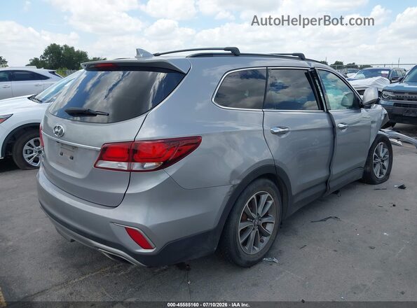 KM8SM4HF2HU188744 2017 HYUNDAI SANTA FE Серебряный Задняя правая четверть