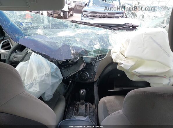 KM8SM4HF2HU188744 2017 HYUNDAI SANTA FE Серебряный Вид салона спереди