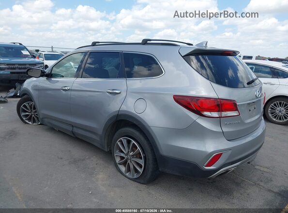 KM8SM4HF2HU188744 2017 HYUNDAI SANTA FE Серебряный Задняя левая четверть