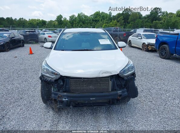KM8SM4HF2HU247548 2017 HYUNDAI SANTA FE White Vista interior trasera