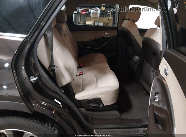 KM8SM4HF3HU208421 2017 HYUNDAI SANTA FE Black VIN კოდის სტიკერის ხედი