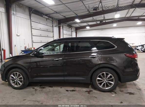 KM8SM4HF3HU208421 2017 HYUNDAI SANTA FE Black სალონის 360-გრადუსიანი ხედი