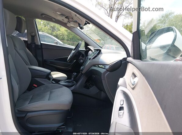 KM8SM4HF4GU156411 2016 HYUNDAI SANTA FE White Vista interior delantera