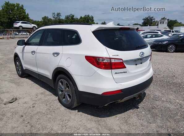 KM8SM4HF4GU156411 2016 HYUNDAI SANTA FE White Trasero izquierdo