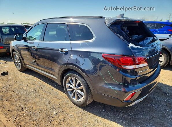 KM8SM4HF5HU236706 2017 HYUNDAI SANTA Gray უკანა მარცხენა