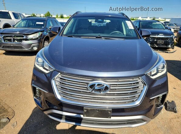 KM8SM4HF5HU236706 2017 HYUNDAI SANTA Gray წინა ხედი
