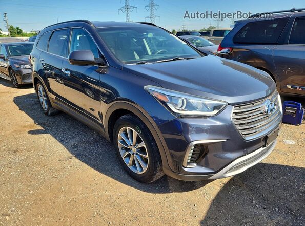 KM8SM4HF5HU236706 2017 HYUNDAI SANTA Gray წინა მარჯვენა