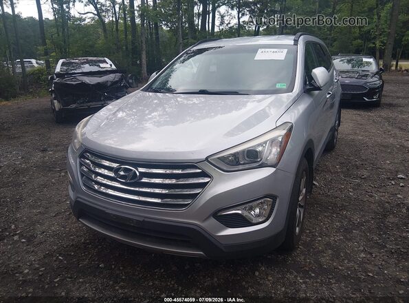 KM8SM4HF6GU153803 2016 HYUNDAI SANTA FE Silver Դիմացի տեսք