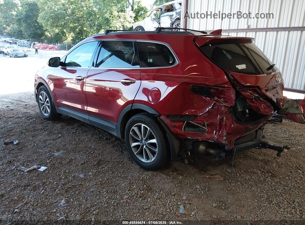 KM8SM4HF6JU259501 2018 HYUNDAI SANTA FE Red Հետևի ձախ