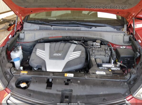 KM8SM4HF6JU259501 2018 HYUNDAI SANTA FE Red Հետևի տեսք