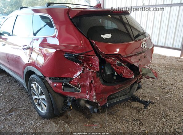 KM8SM4HF6JU259501 2018 HYUNDAI SANTA FE Red Դիմացի տեսք