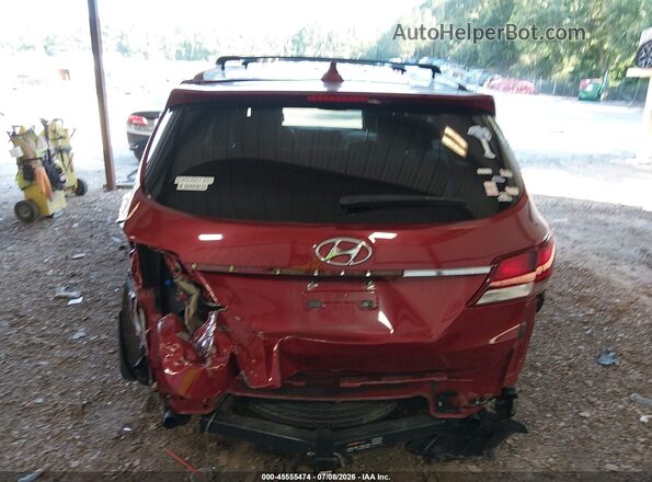 KM8SM4HF6JU259501 2018 HYUNDAI SANTA FE Red 