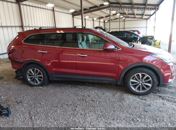 KM8SM4HF6JU259501 2018 HYUNDAI SANTA FE Red Սալոնի 360 աստիճան տեսք