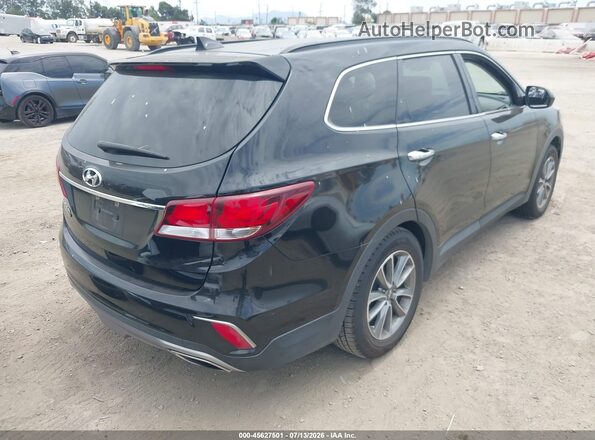 KM8SM4HF7KU299412 2019 HYUNDAI SANTA FE XL Black Հետևի աջ
