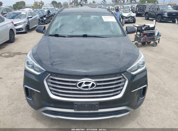 KM8SM4HF7KU299412 2019 HYUNDAI SANTA FE XL Black Դիմացի տեսք