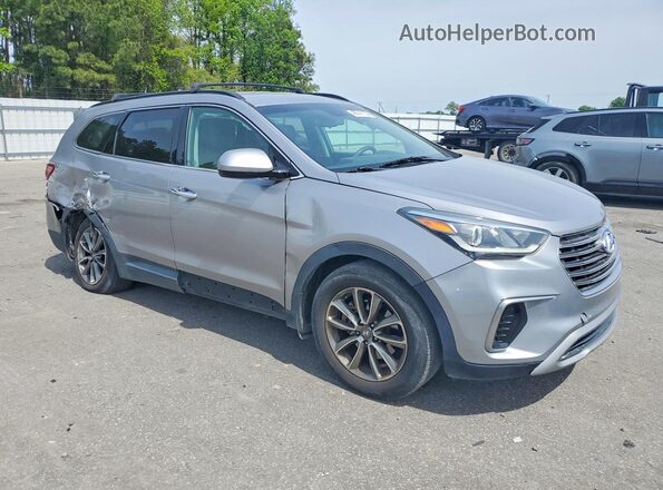 KM8SM4HF7KU304091 2019 HYUNDAI SANTA Silver Delantero derecho