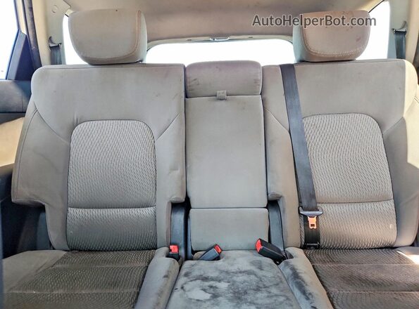 KM8SM4HF8HU177392 2017 HYUNDAI SANTA Silver უკანა სავარძლების ხედი