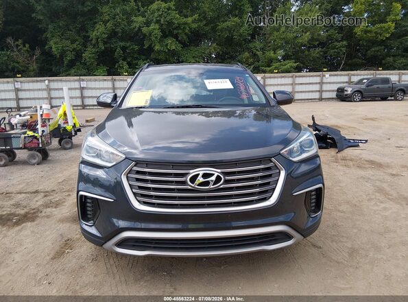 KM8SM4HF8JU267017 2018 HYUNDAI SANTA FE Синий Вид щитка приборов