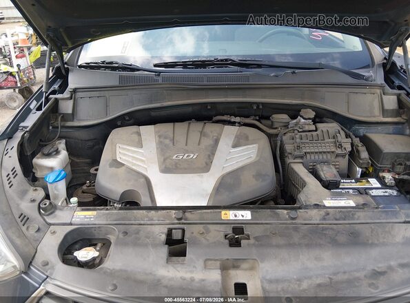 KM8SM4HF8JU267017 2018 HYUNDAI SANTA FE Синий Вид сзади