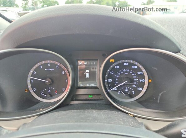 KM8SM4HF8KU305010 2019 HYUNDAI SANTA Silver Вид щитка приладів